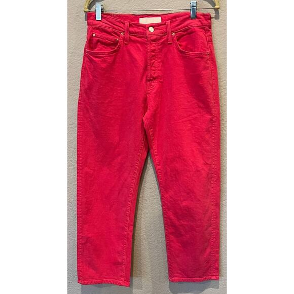 MOTHER The Ditcher Crop High Waist Jeans Size 26 - Picture 7 of 16